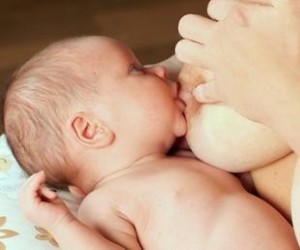 Baby ungünstig angelegt.