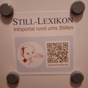 Bild Aufkleber Still-Lexikon an Magnettafel gepinnt